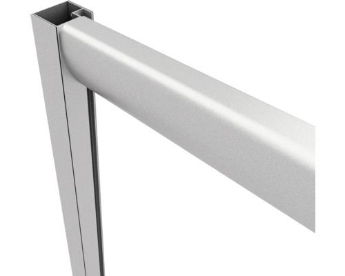 Vue détaillée d''un profilé de cabine de douche