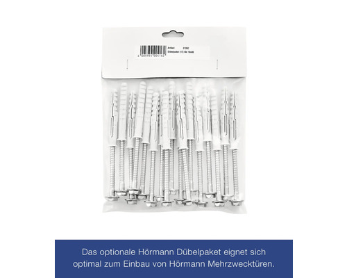 Verpackung von Universaldübeln, 10 Millimeter mal 50 Millimeter