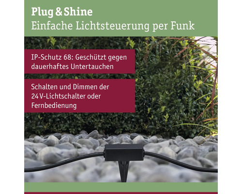Plug and Shine Contrôle d''éclairage pour l''extérieur