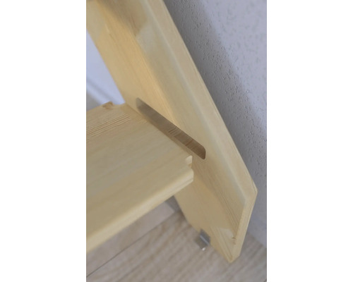 Holztreppe Detailansicht