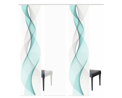 Panneaux japonais avec motif ondulé et chaise