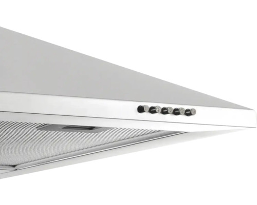 Dunstabzugshaube mit Bedienknöpfen und Filter