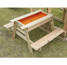 Ensemble de sièges pour enfants en bois avec bac à sable