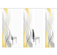 Panneaux japonais avec motif graphique et chaise