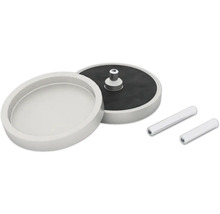 Accessoires pour polisseuse, y compris plateau de polissage, couvercle et deux manchons de polissage