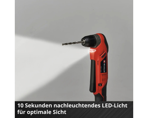 Einhell Akku-Winkelbohrmaschine mit LED-Licht