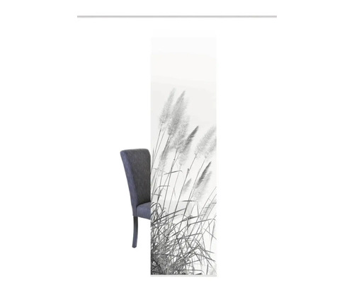 Panneau décoratif avec motif d''herbes à côté d''une chaise