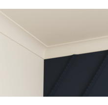 NOMASTYL® B1 Deckenleiste/Funktionsleiste PVC papierummantelt 2200 mm x 78 mm x 66 mm