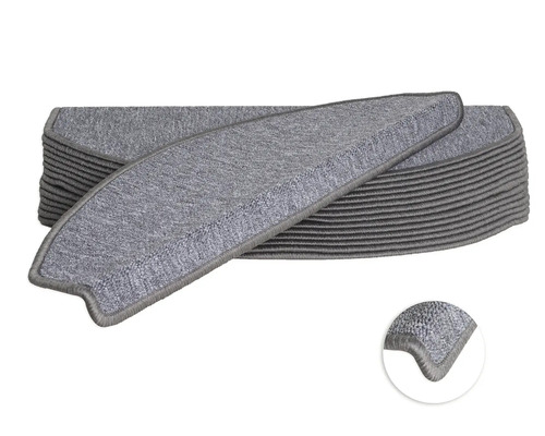 Stufenmatten-Set Rambo grau 28x65 cm 15-teilig