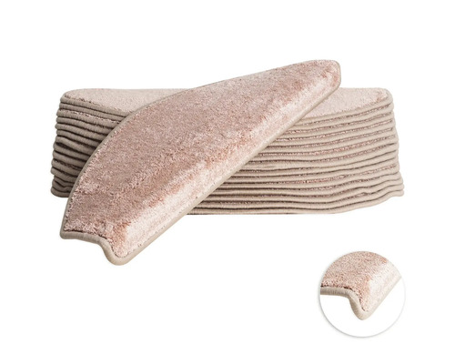 Stufenmatten-Set Sweet pink 28x65 cm 15-teilig