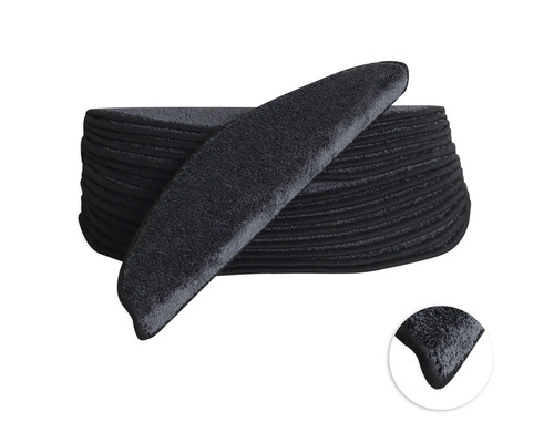 Kit de tapis d'escalier Sweet demi-rond anthracite 16,5x56x3,5 cm 15 pces Kit de tapis d'escalier Sweet demi-rond anthracite 16,5x56x3,5 cm 15 pces