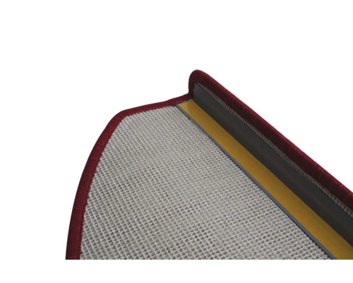 Vue détaillée d''une sous-couche de tapis avec bordure