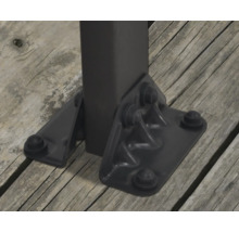 Toiture pour terrasse CANOPIA by Palram Feria 3x12.20 1220 x 294 cm anthracite