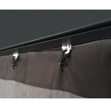 Jeu de rideaux CANOPIA by Palram Dallas 212 x 435 cm anthracite