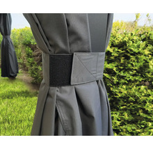 Jeu de rideaux CANOPIA by Palram Dallas 212 x 533 cm anthracite