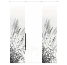 Porte coulissante avec motif d''herbes