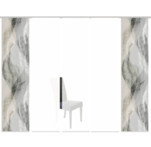 Echarpes décoratives avec motif abstrait et une chaise