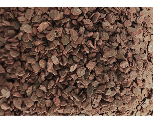 Nahaufnahme von rotem Ziersplitt