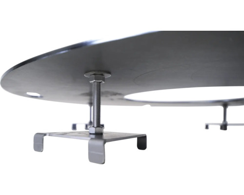 Élément de montage en acier inoxydable pour hotte aspirante