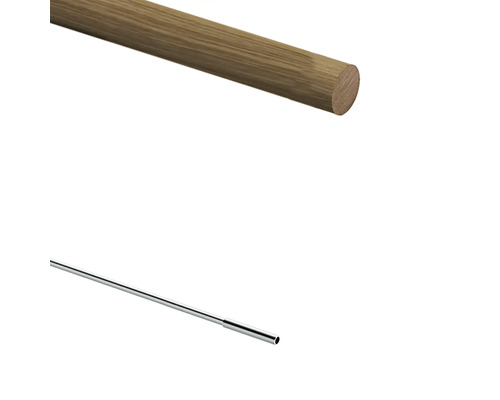 Rundstab aus Holz und Metallrohr