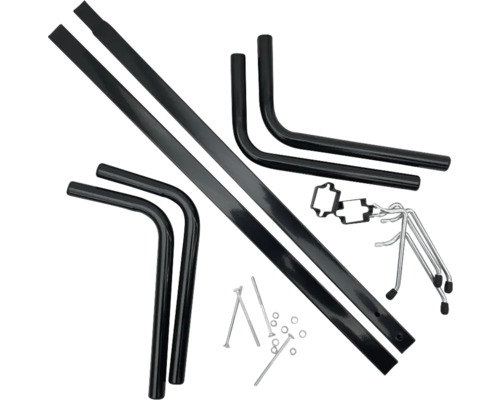 Support Rotatif Pour Jantes Et Pièces Auto - 4 Cônes Réglables, 4 Roues Dont 2 Freinées, Capacité 100 Kg - Pour Peinture, Réparation, Acier Galvanisé Rouge - 8