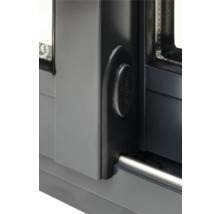 Abri de jardin Palmako Ines 13,7 m² porte coulissante verre isolant avec plancher 524 x 379 cm gris