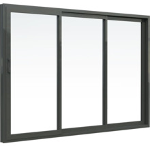 Abri de jardin Palmako Ines 13,7 m² porte coulissante verre isolant avec plancher 524 x 379 cm gris