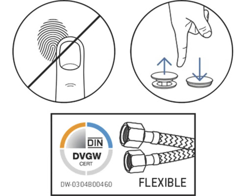 Abbildung mit Informationen zur Installation und Zertifizierung