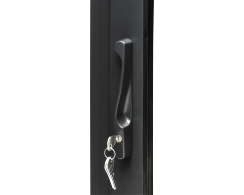 Türgriff mit Schlüssel im Schloss