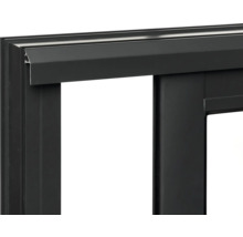 Abri de jardin Palmako Andrea 11,2+7,9 m² porte coulissante verre isolant avec plancher 715 x 402 cm gris