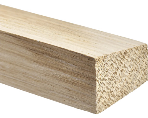 Poutre en bois de chêne en coupe transversale