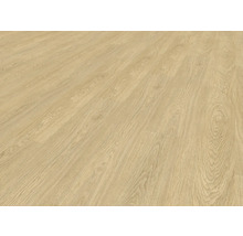 Sol stratifié clair posé avec aspect bois