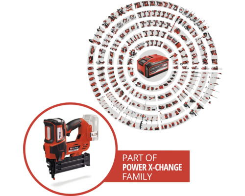 Einhell Druckluftnagler im Set mit Geräten der Power X-Change Familie