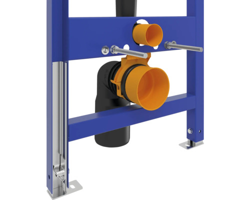 Bâti-support pour WC suspendu avec tuyau d''évacuation et matériel de fixation