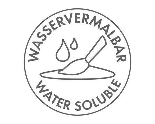 Symbol für Wasserlöslichkeit