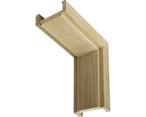 Détail de l''huisserie de porte en bois