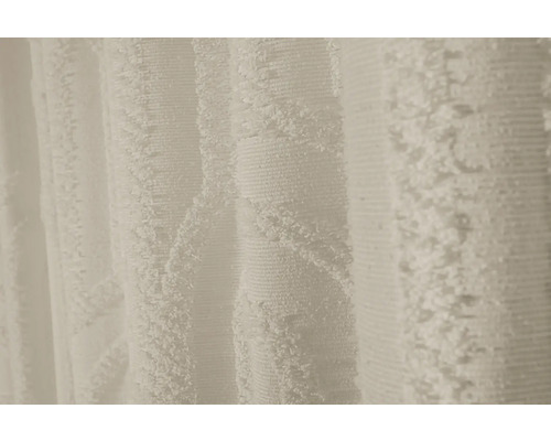 Gros plan d''un rideau blanc texturé