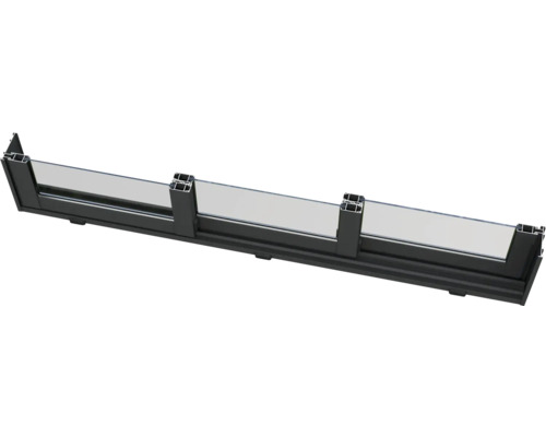 Balkongeländer aus Glas und Aluminium