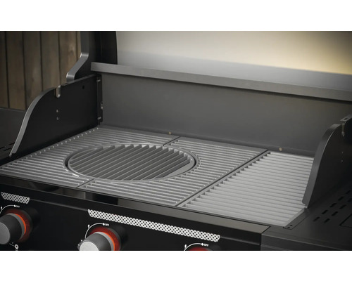 Barbecue avec grille et fonction de maintien au chaud