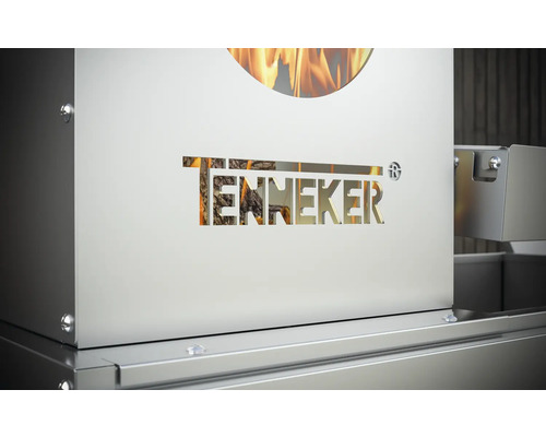 Logo Tenneker sur barbecue
