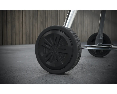 Gros plan d''une roue de barbecue.