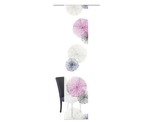 Tissu décoratif à motif floral et chaise