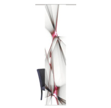 Schiebegardine Franklin rot 245x60 cm