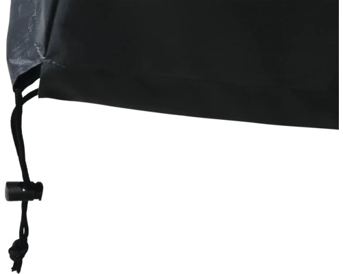 Vue détaillée d''une couverture avec cordon de serrage