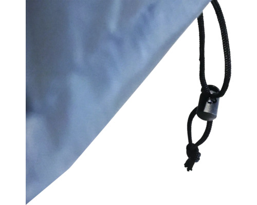 Vue détaillée d''une housse de protection avec cordon de serrage