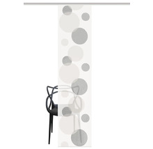 Flächenvorhang Home Fashion Kreise grau 60x245 cm