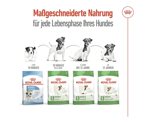 Royal Canin Hundenahrung für jede Lebensphase des Hundes
