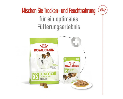 Royal Canin Trocken- und Feuchtnahrung für sehr kleine Hunde bis 4 kg