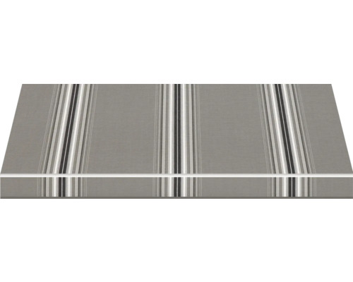 Grau gestreifte Markise