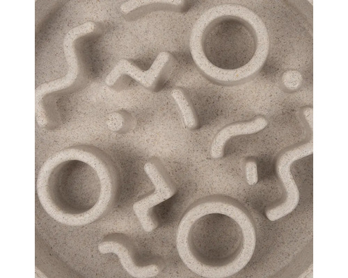 Hundenapf mit Hindernissen für langsames Fressen